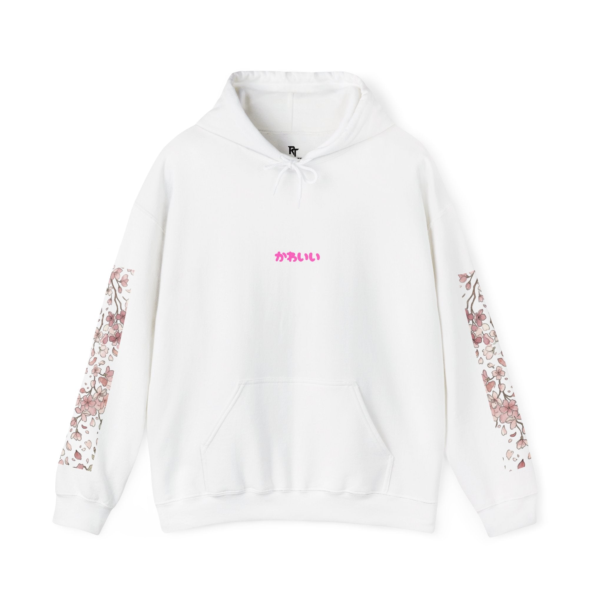 Cherry Blossom Tree Hoodie — Kawaii Japanese "かわいい" Floral Sleeve Sweatshirt