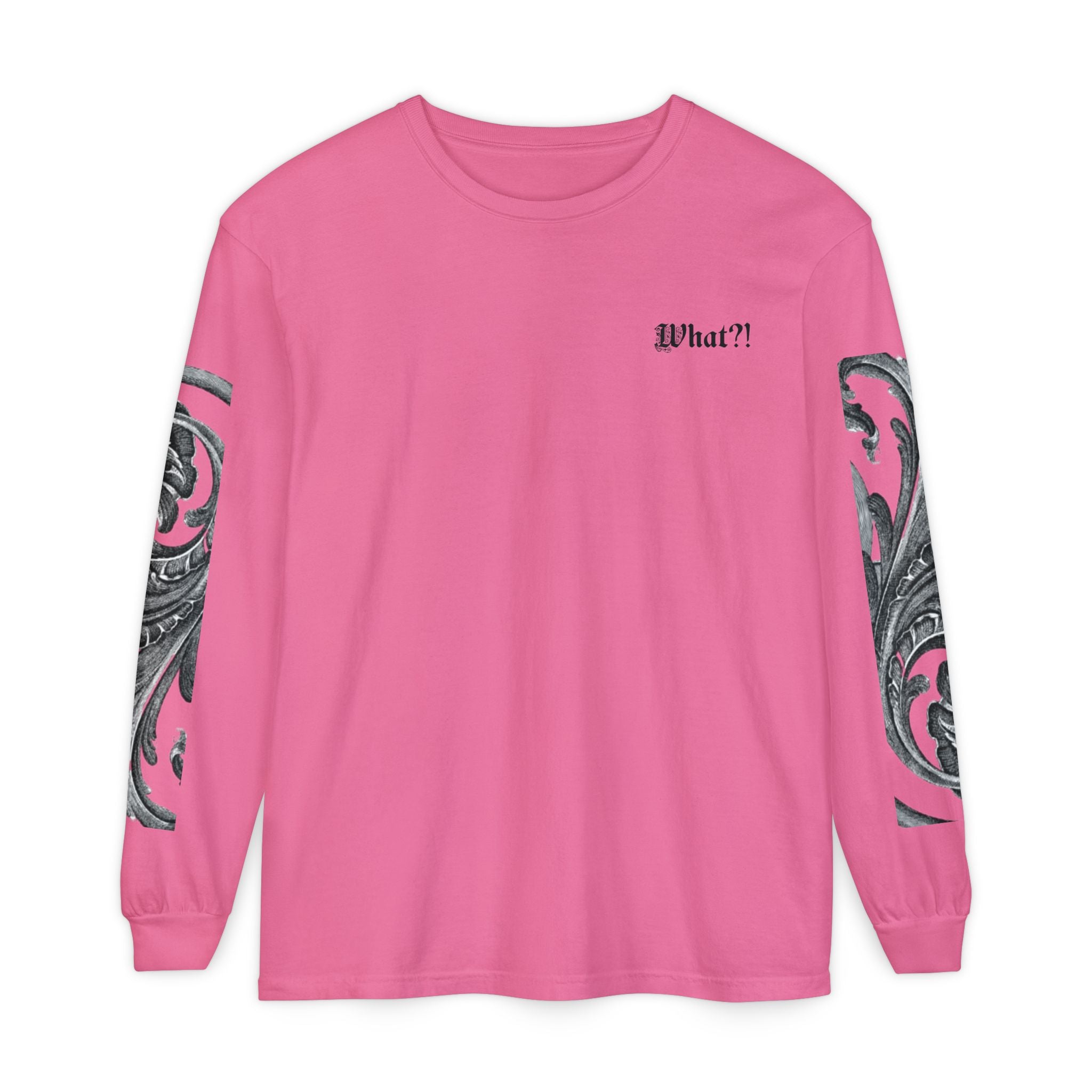Gothic 'Just Shut Up' Long Sleeve Tee