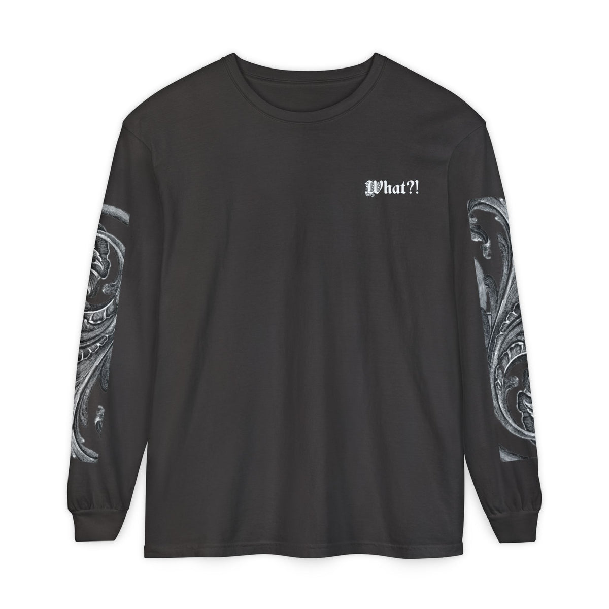 Gothic 'Just Shut Up' Long Sleeve Tee