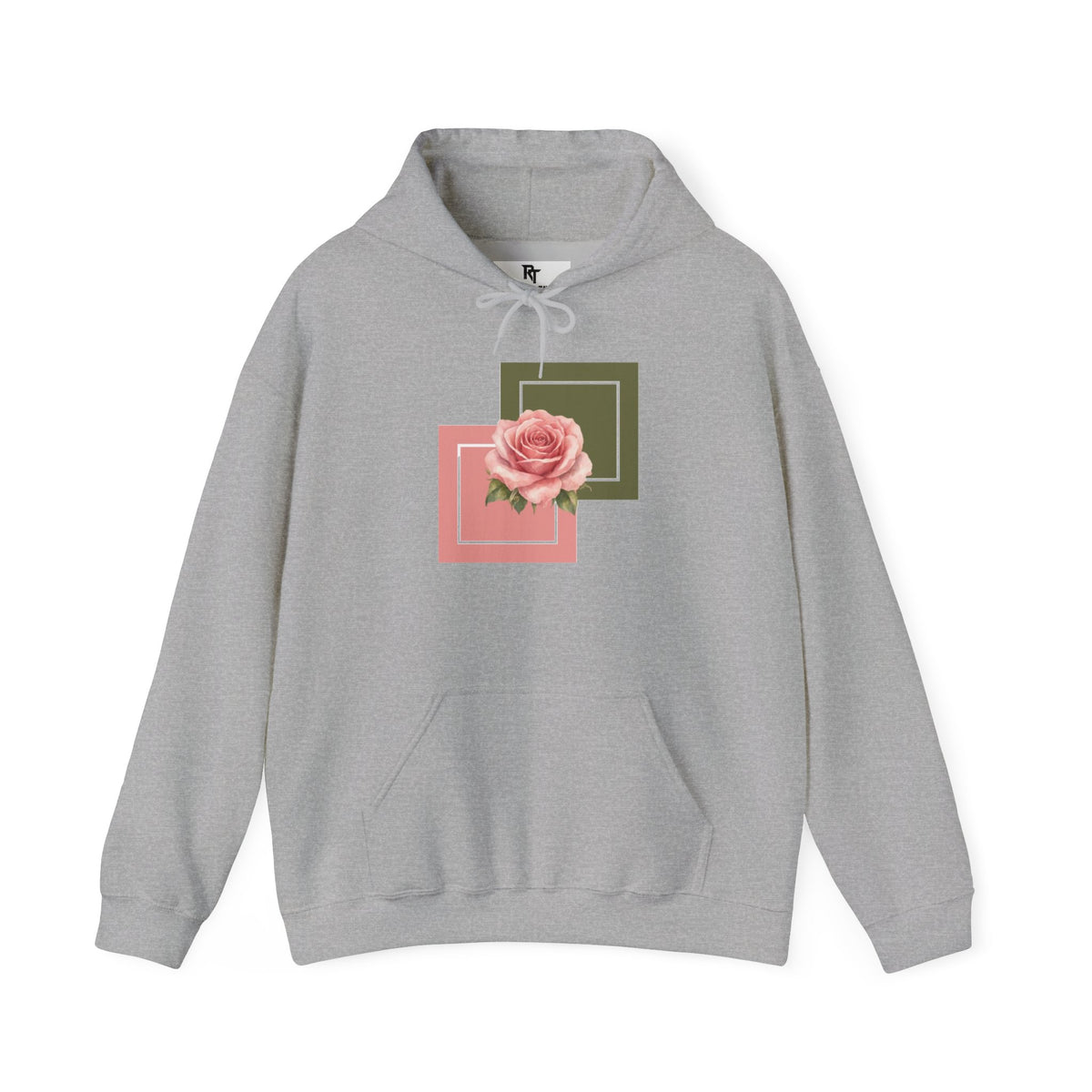 Floral Rose Geometric Hoodie