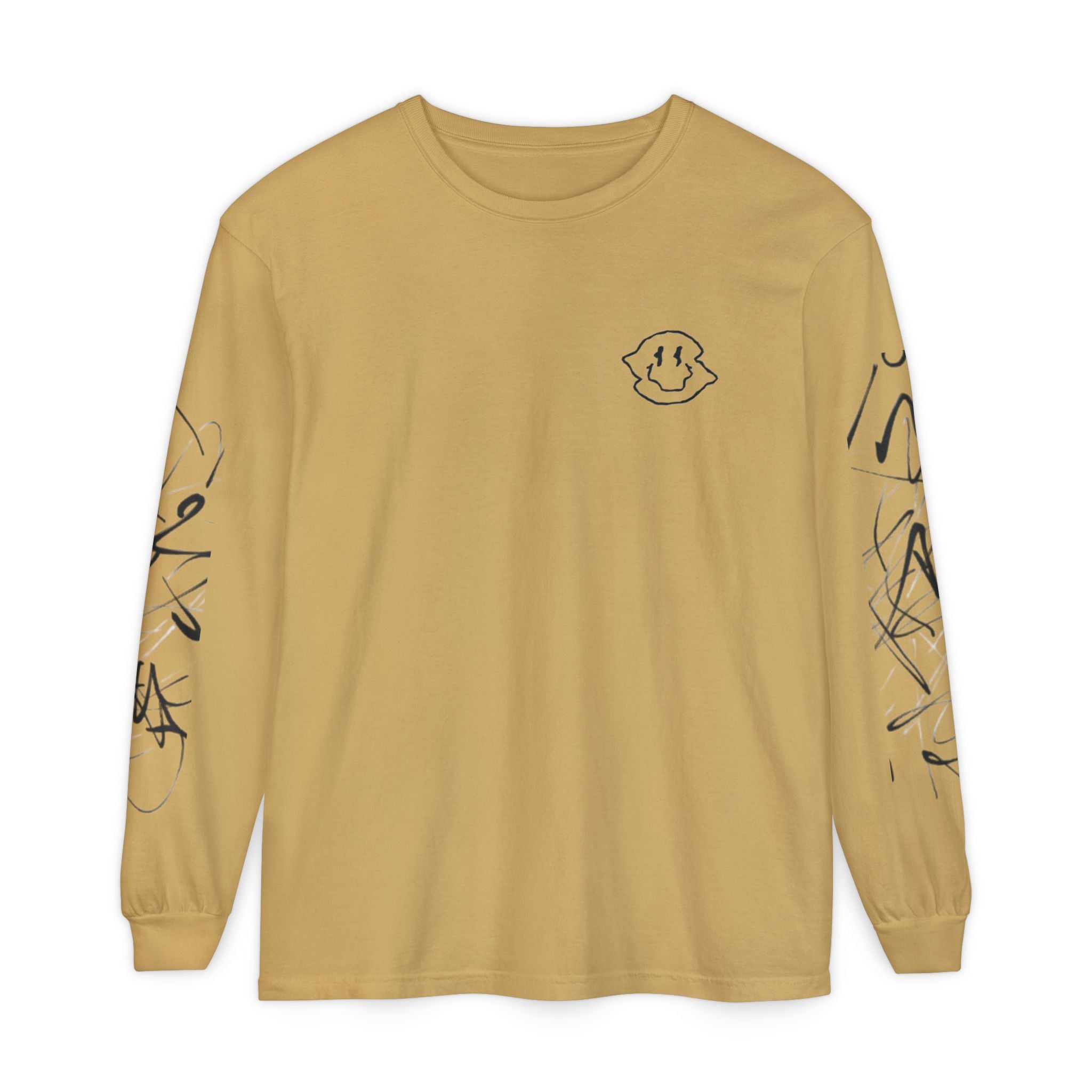 Smiley Scribble Long Sleeve Tee