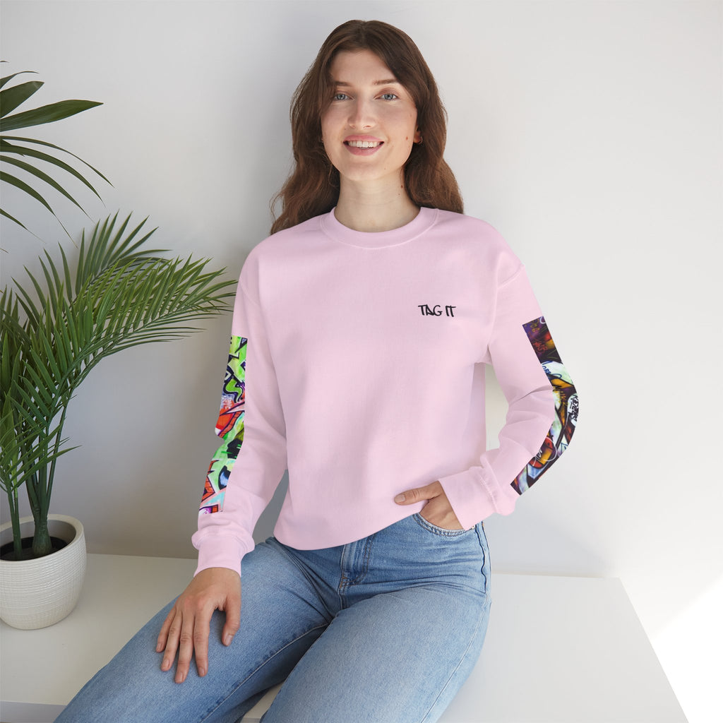 'Tag It' Street Art Pullover Sweatshirt