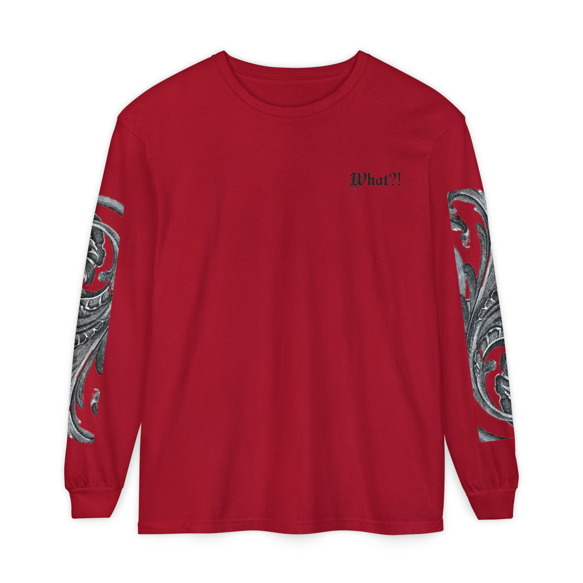 Gothic 'Just Shut Up' Long Sleeve Tee