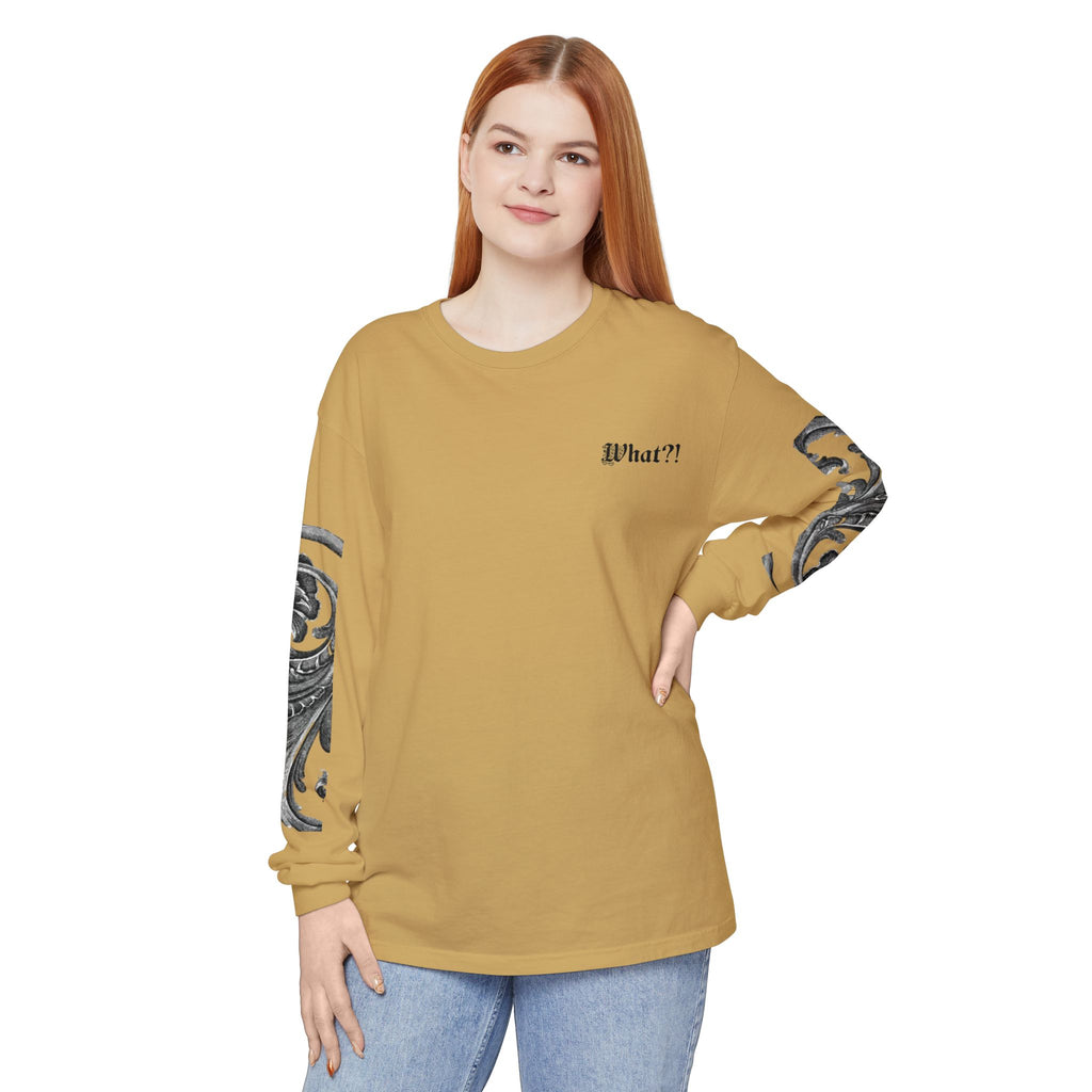 Gothic 'Just Shut Up' Long Sleeve Tee