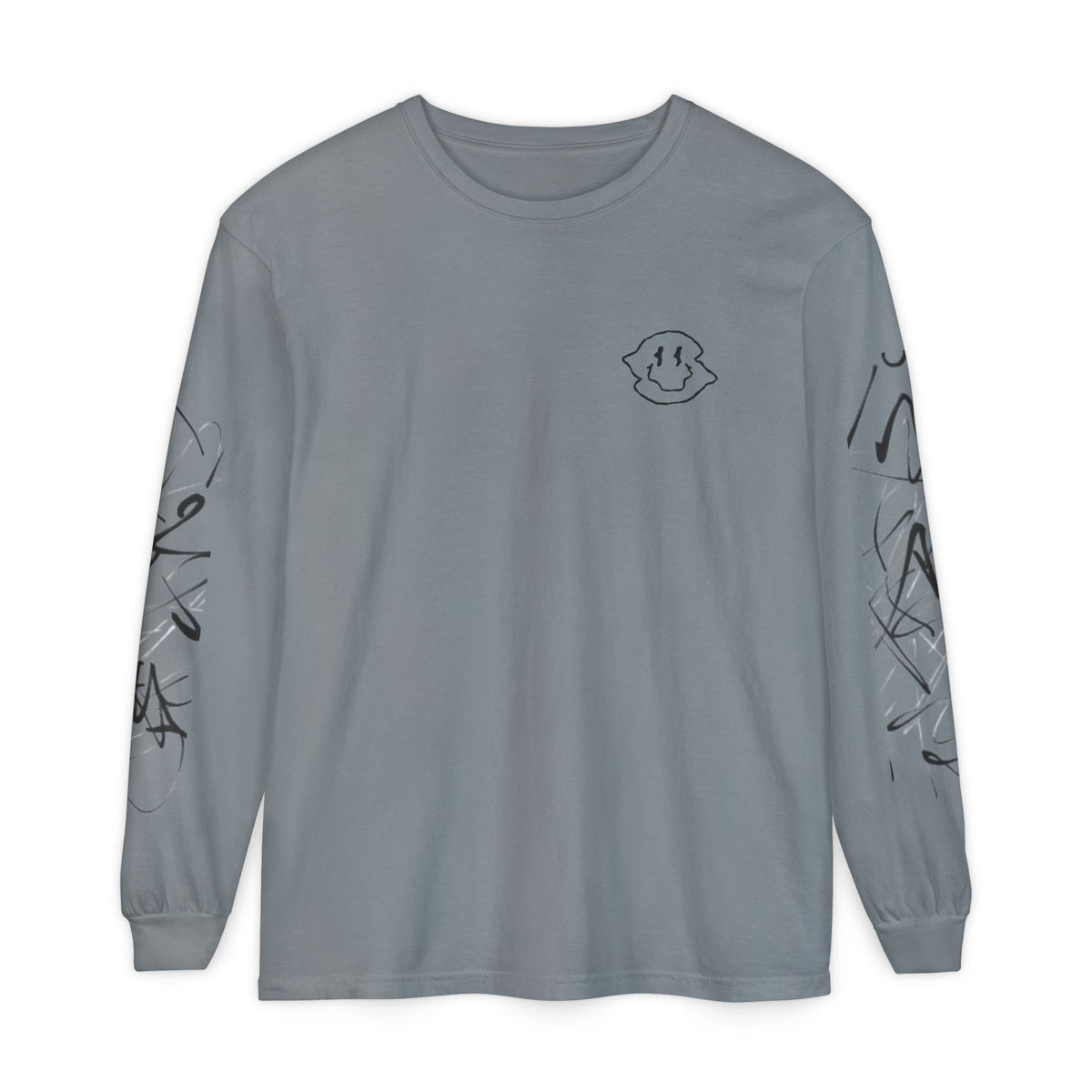 Smiley Scribble Long Sleeve Tee
