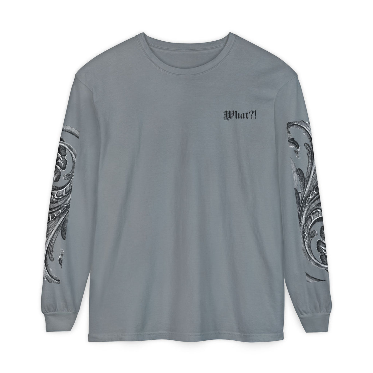 Gothic 'Just Shut Up' Long Sleeve Tee