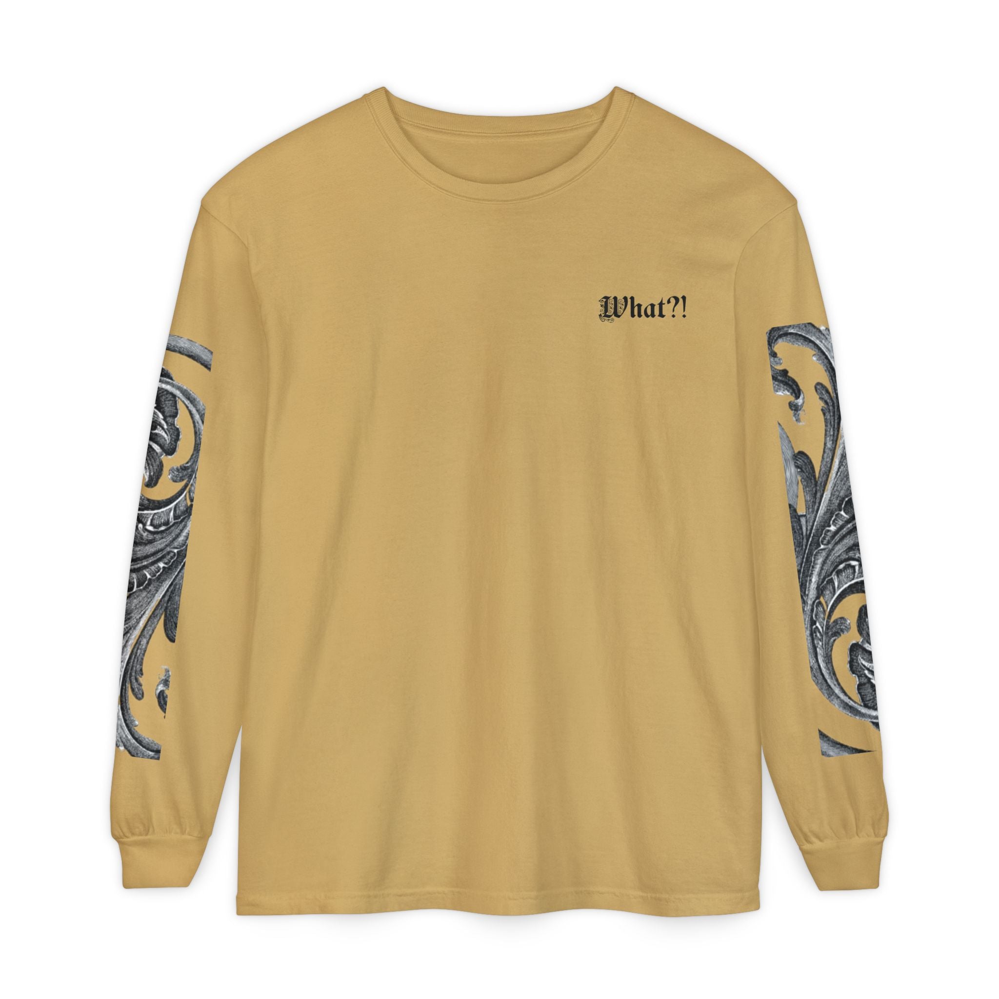 Gothic 'Just Shut Up' Long Sleeve Tee