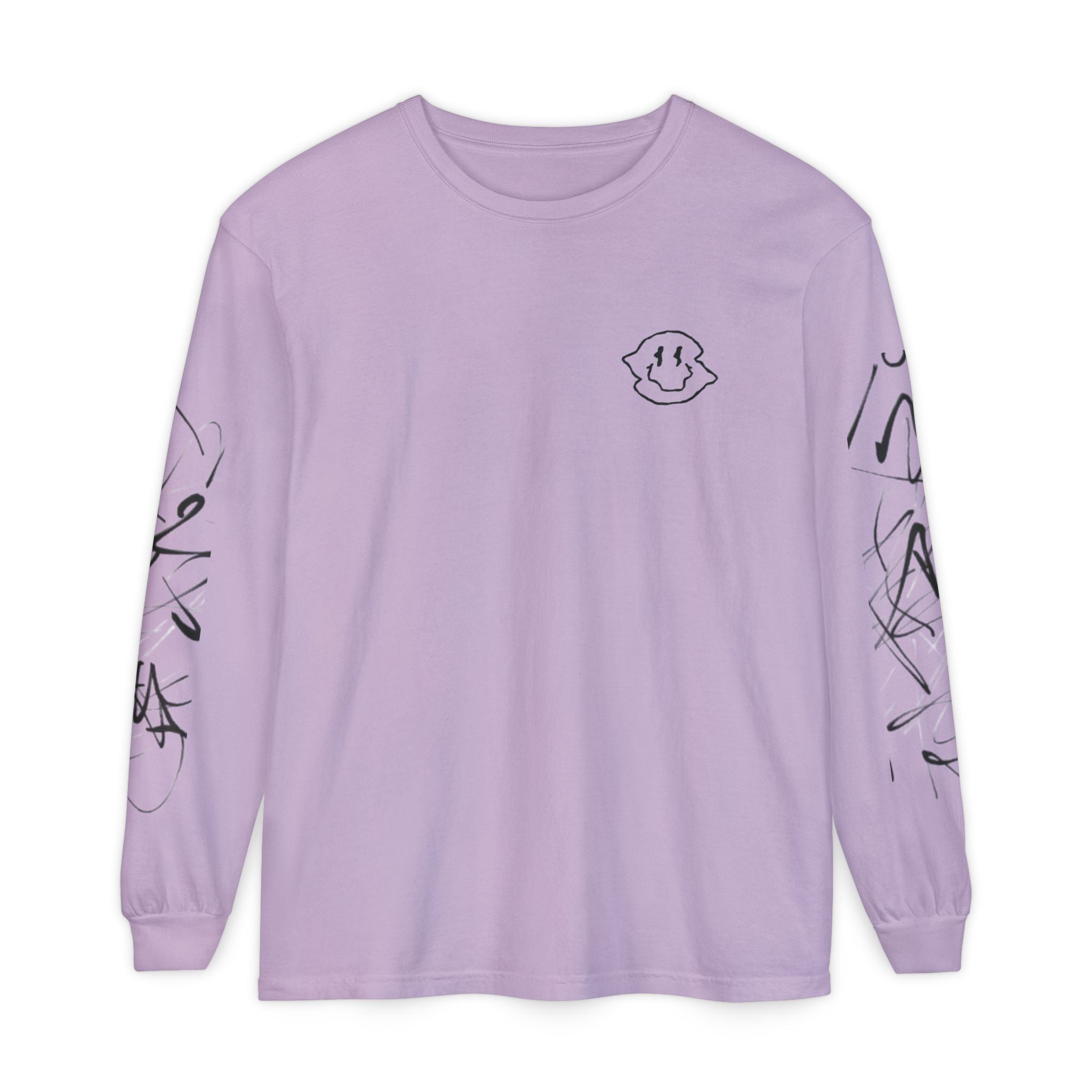 Smiley Scribble Long Sleeve Tee