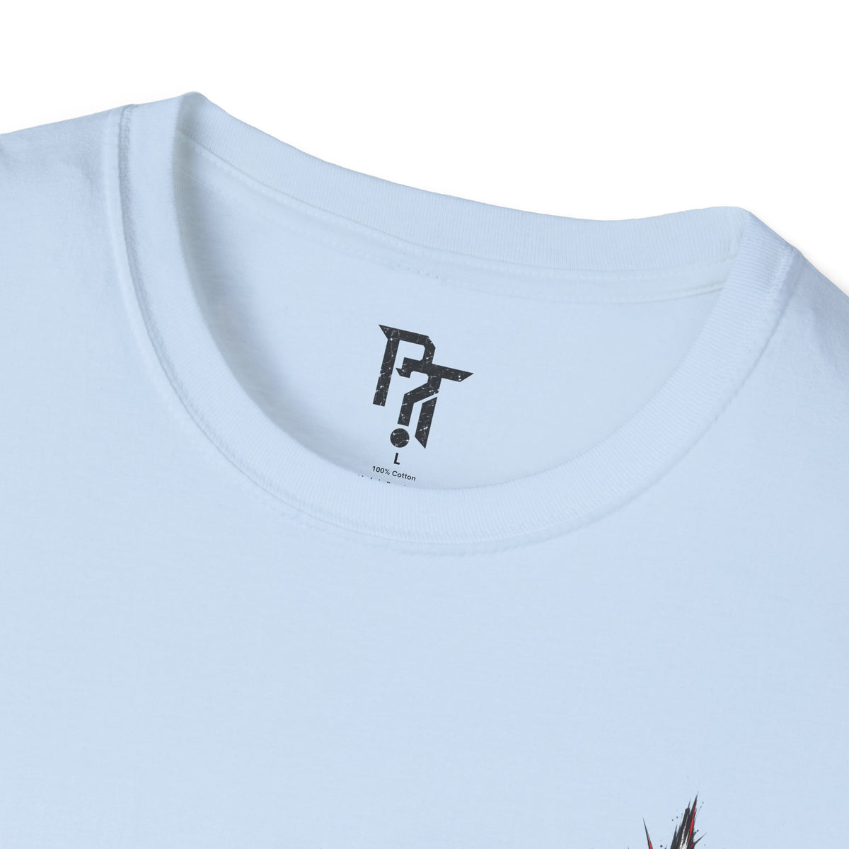 Minimal Gothic "Why?" Cross - Tee