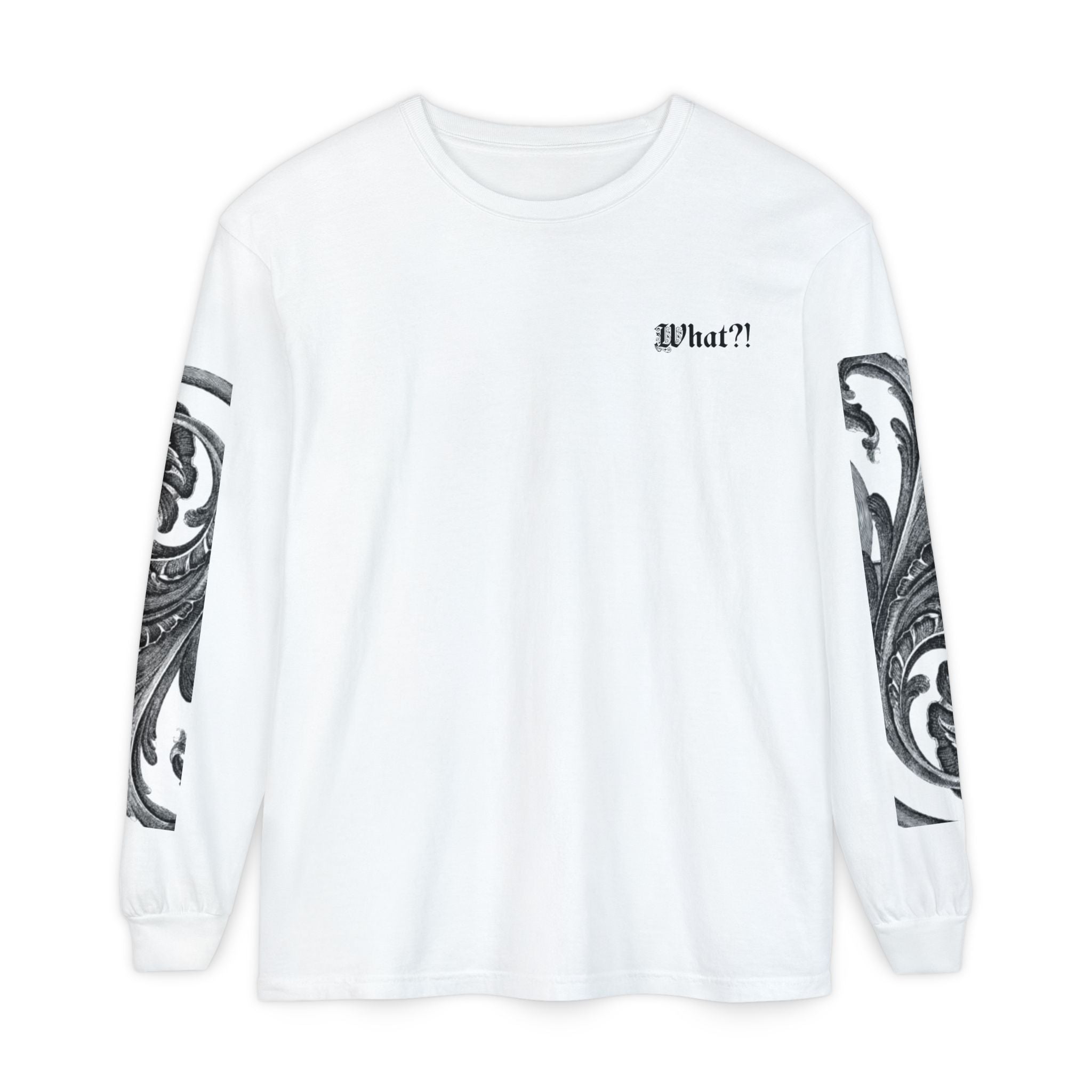 Gothic 'Just Shut Up' Long Sleeve Tee
