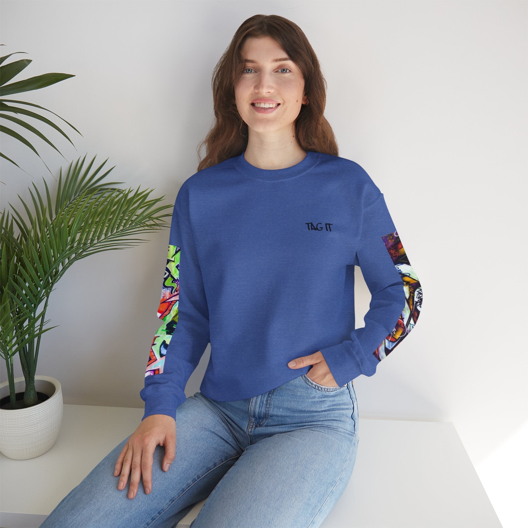 'Tag It' Street Art Pullover Sweatshirt