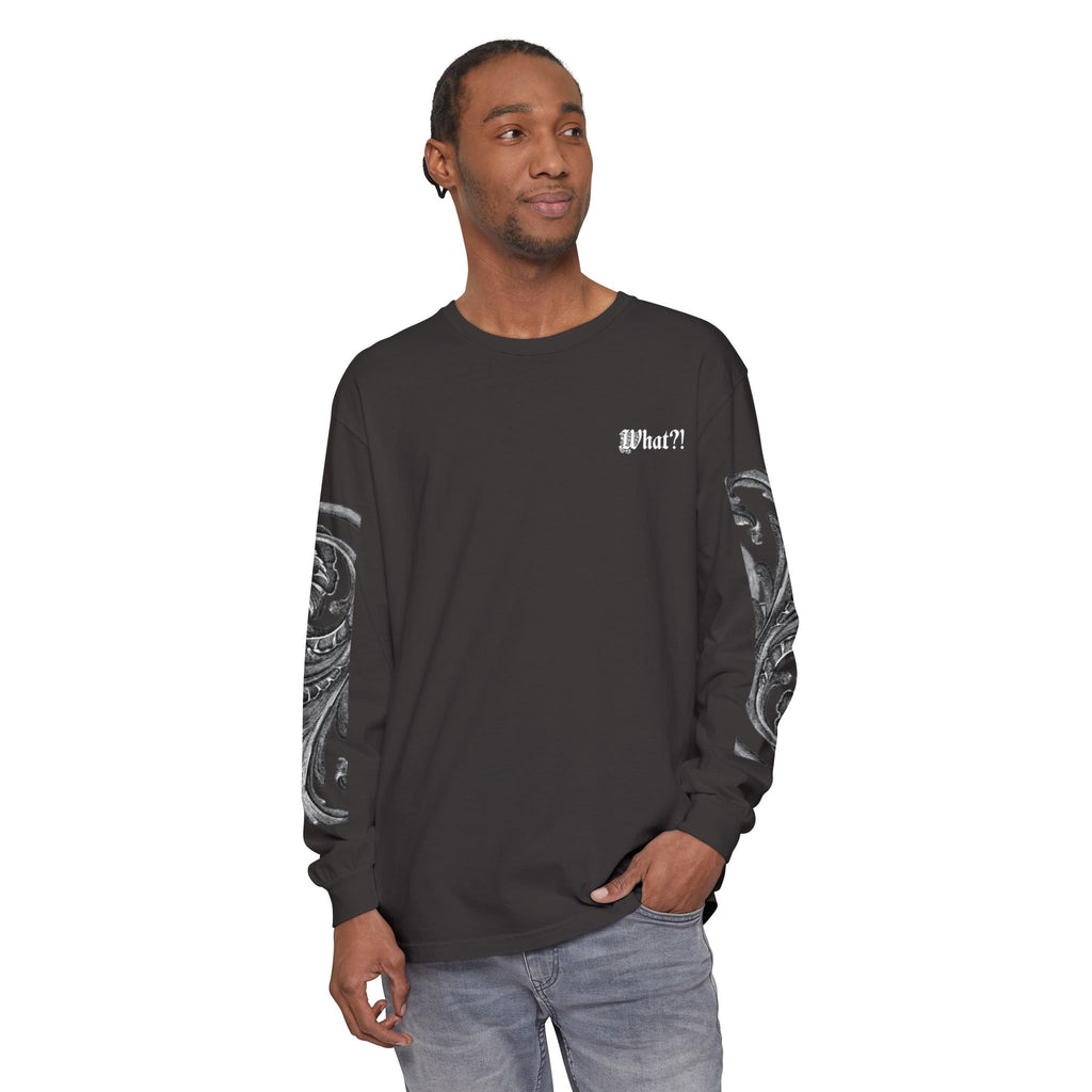 Gothic 'Just Shut Up' Long Sleeve Tee