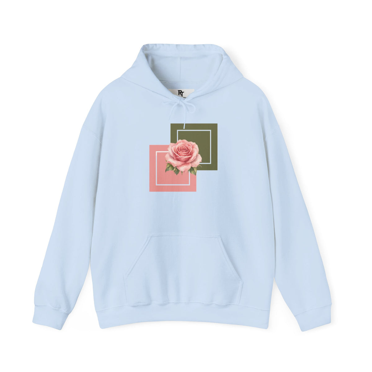 Floral Rose Geometric Hoodie