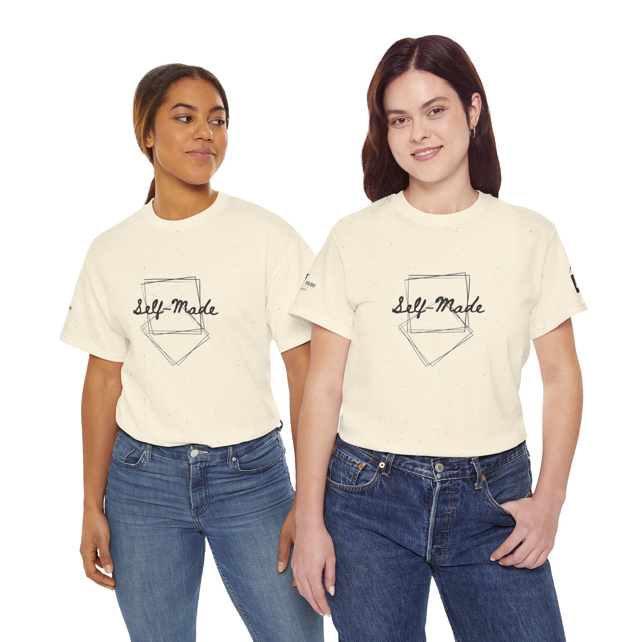 Self Made T-Shirt — Minimal Handwritten Graphic Tee