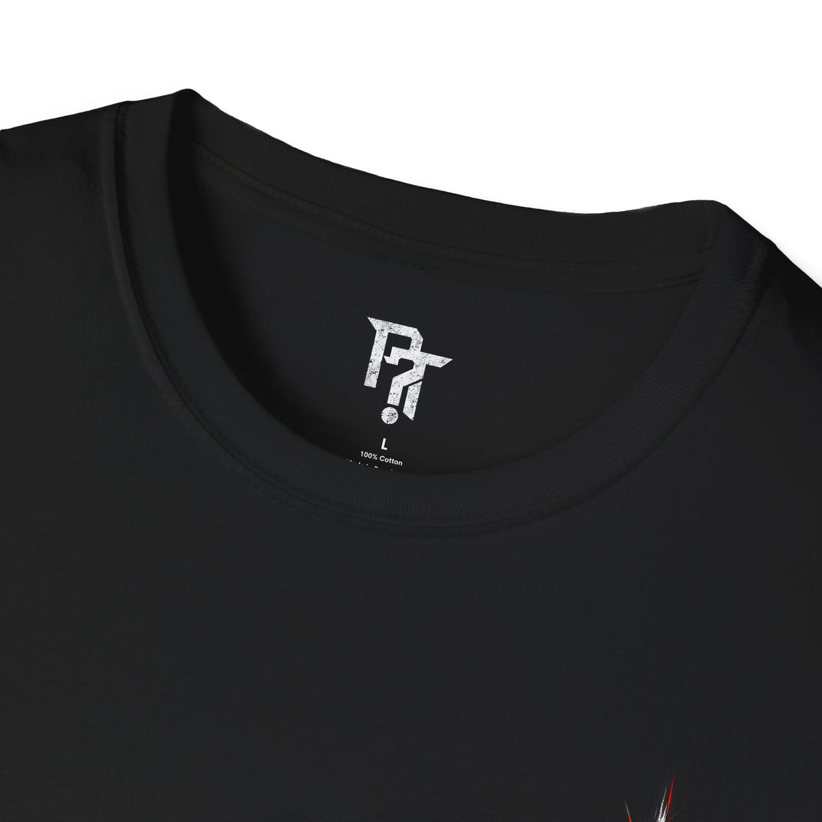 Minimal Gothic "Why?" Cross - Tee