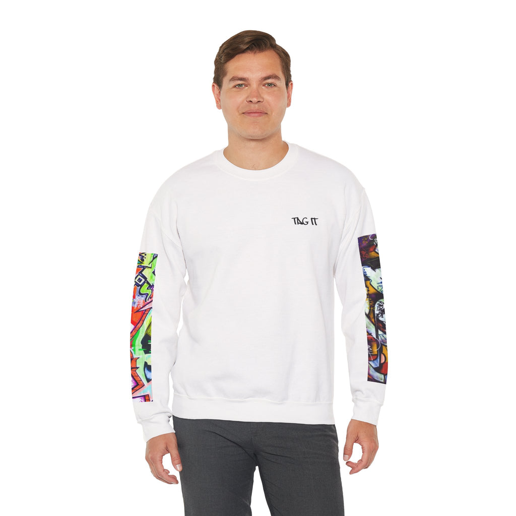 'Tag It' Street Art Pullover Sweatshirt