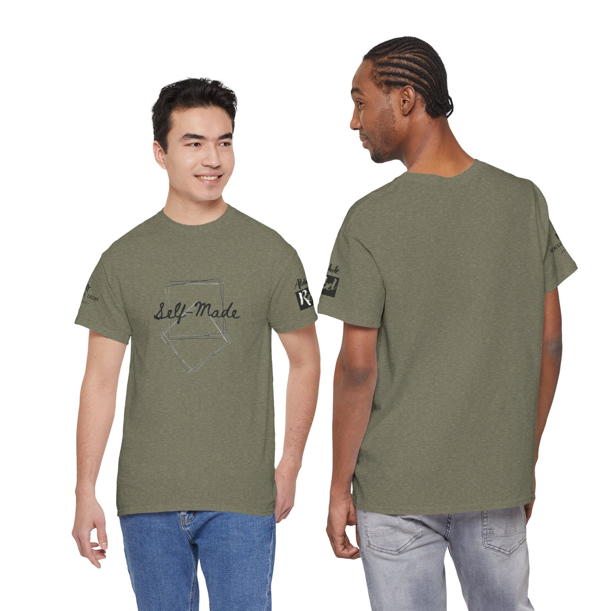 Self Made T-Shirt — Minimal Handwritten Graphic Tee