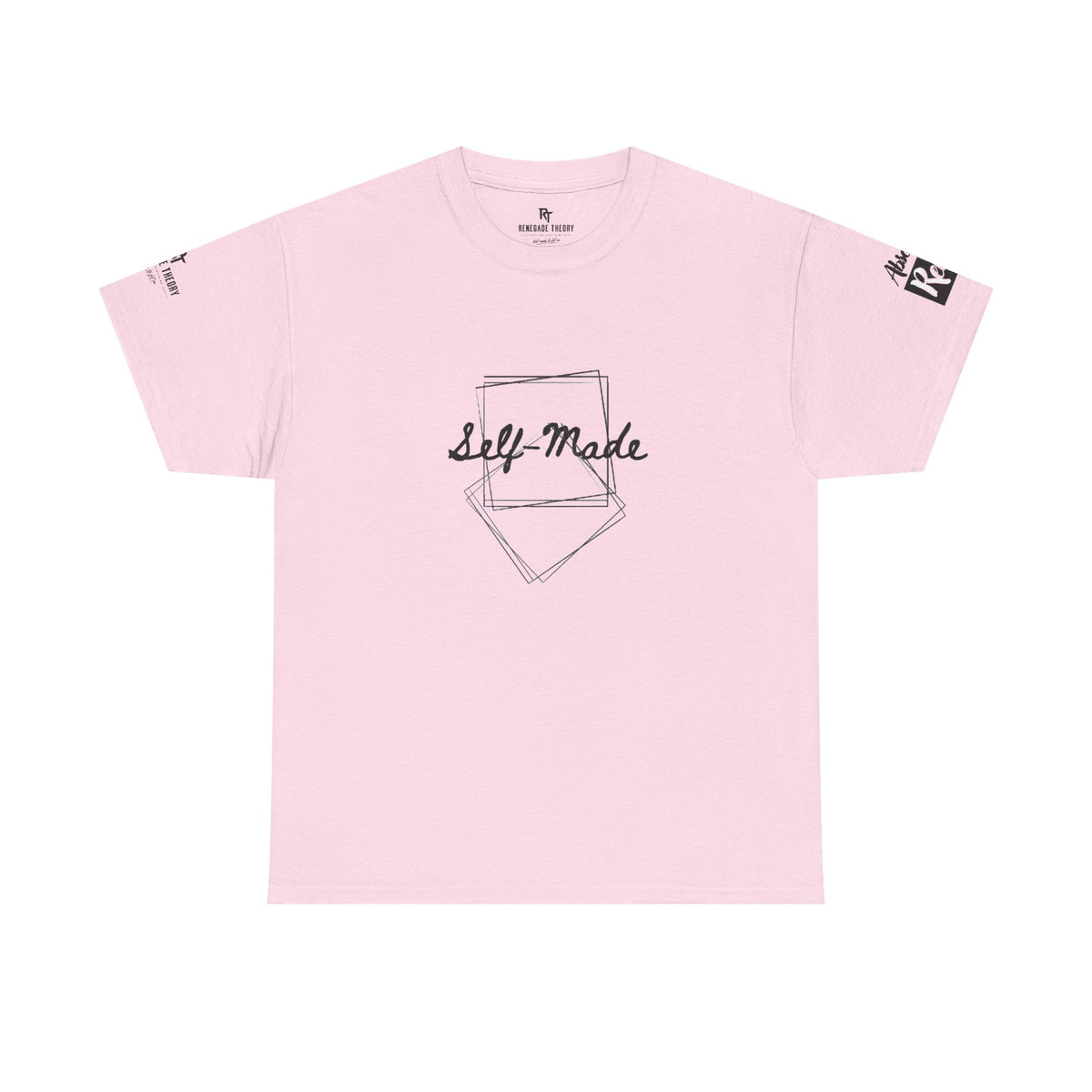 Self Made T-Shirt — Minimal Handwritten Graphic Tee