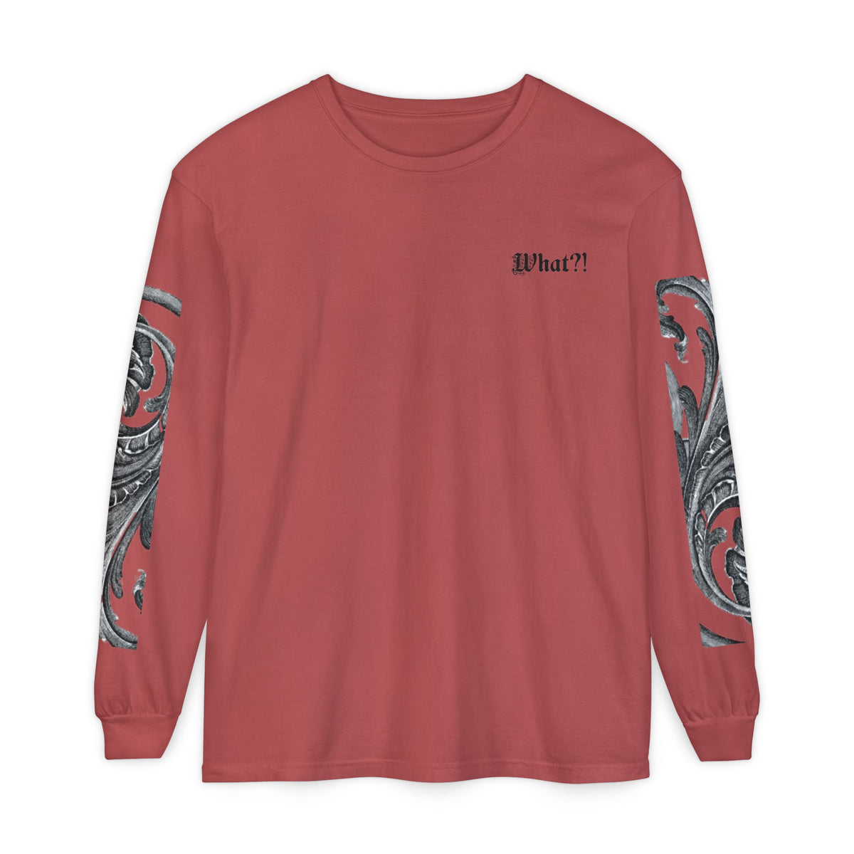 Gothic 'Just Shut Up' Long Sleeve Tee