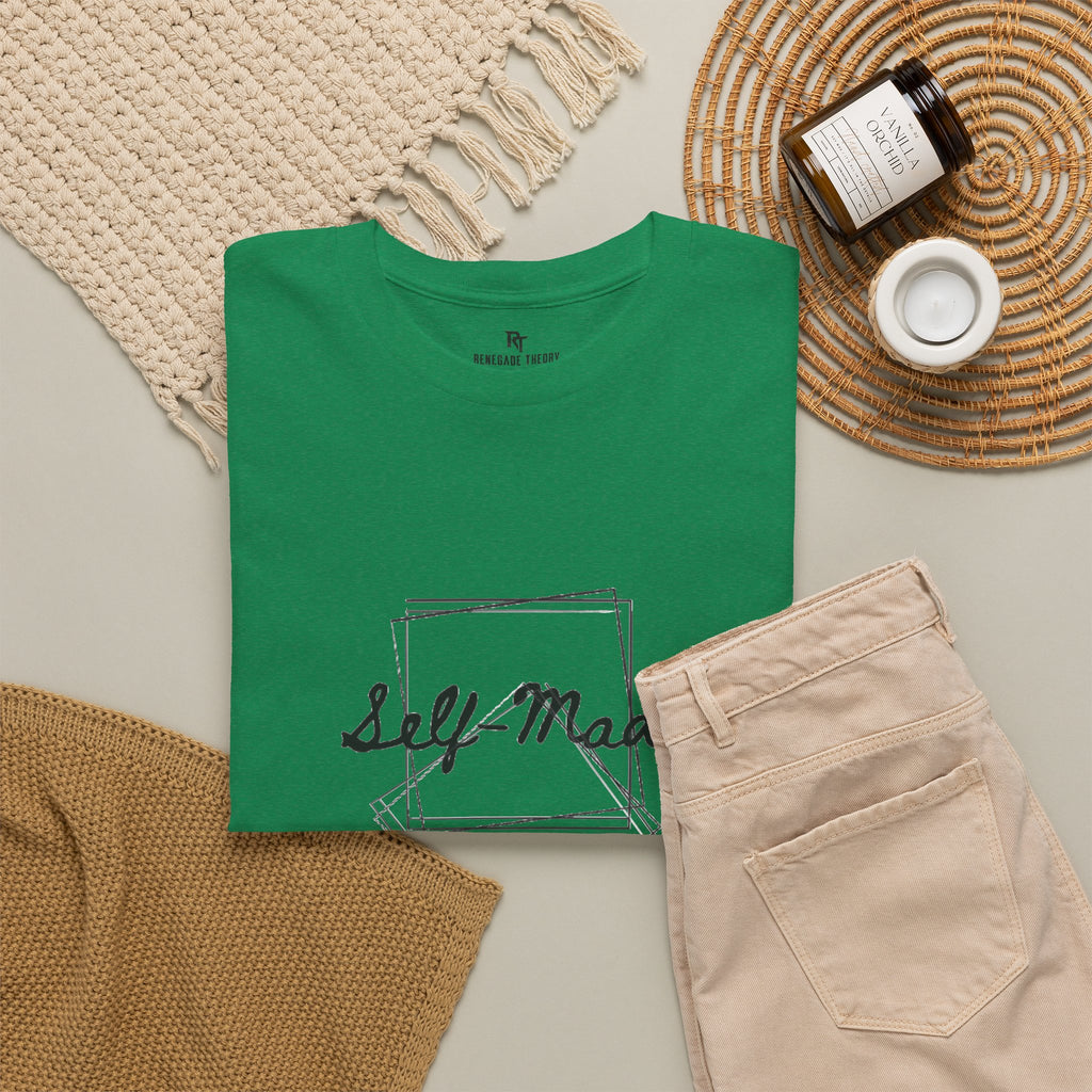 Self Made T-Shirt — Minimal Handwritten Graphic Tee
