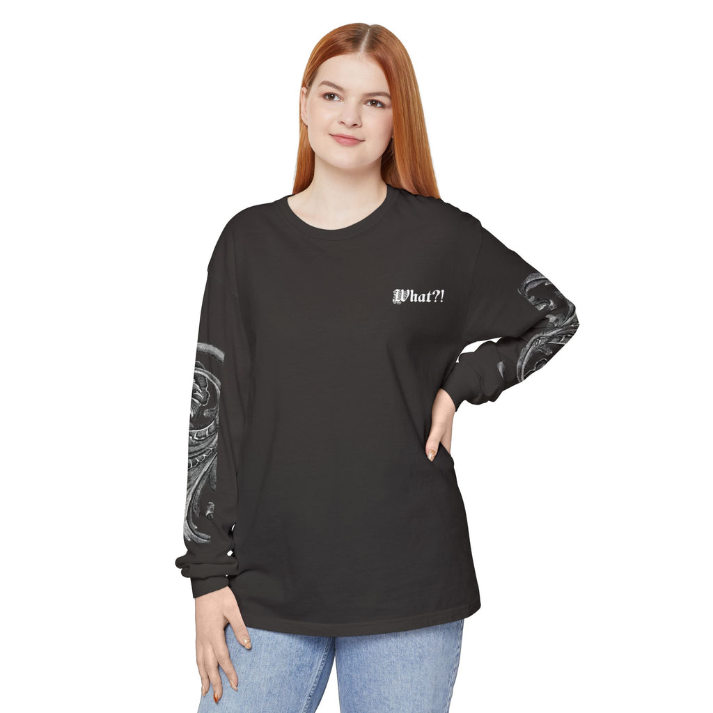 Gothic 'Just Shut Up' Long Sleeve Tee