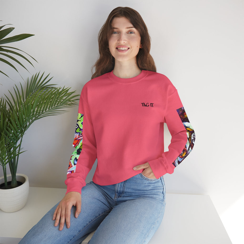 'Tag It' Street Art Pullover Sweatshirt