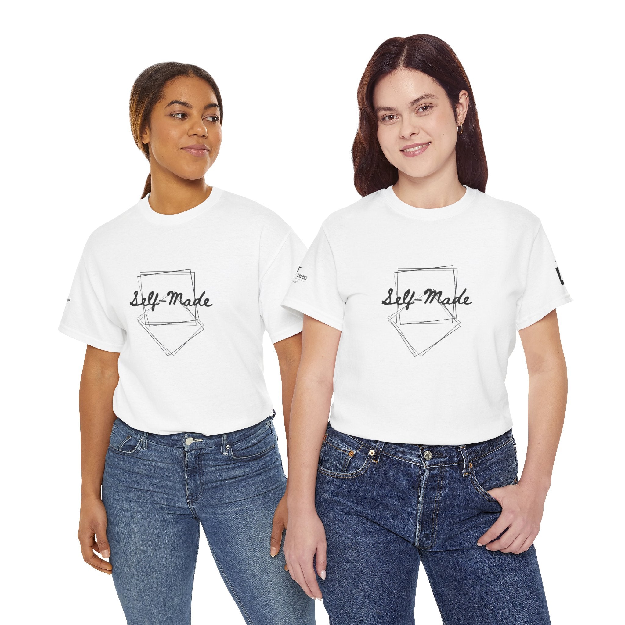 Self Made T-Shirt — Minimal Handwritten Graphic Tee