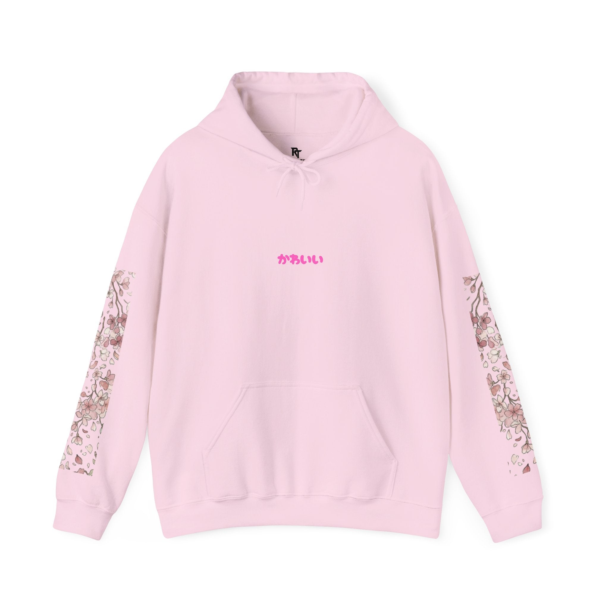 Cherry Blossom Tree Hoodie — Kawaii Japanese "かわいい" Floral Sleeve Sweatshirt
